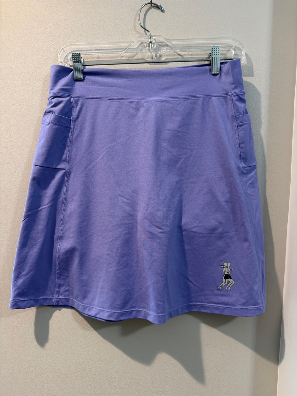 Running Skirts-Lavender A-Line Athletic Skirt with Side Pockets